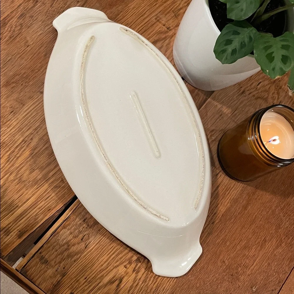 Vintage Filet of Sole Roulades Recipe Au Gratin Baking Dish – Oval Ceramic